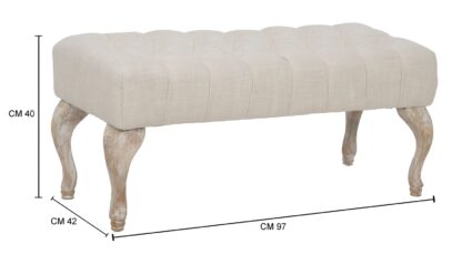 PANCHETTA PROVENZA CM 97X42X40 - immagine 8