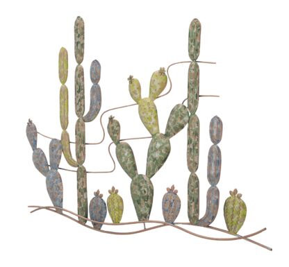 PANNELLO IN FERRO CACTUS -B- CM 90X2,5X64 - immagine 3