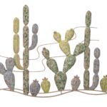 PANNELLO IN FERRO CACTUS -B- CM 90X2,5X64 stile INDUSTRIAL