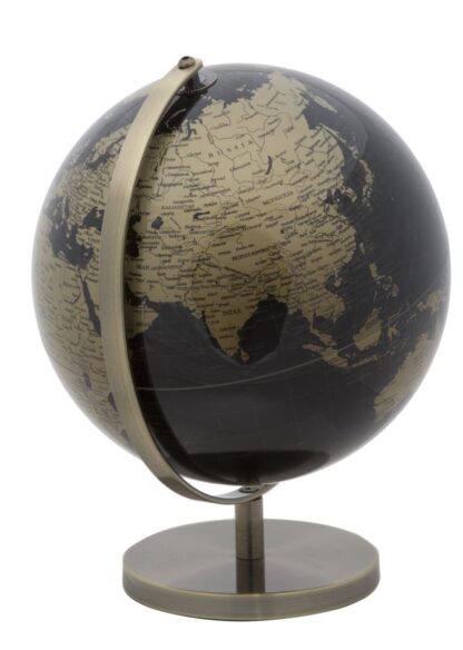 MAPPAMONDO BRONZE CM Ø 25X34 - immagine 3