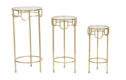 P/TELEFONO GOLD SET 3 PZ CM Ø 33X70
-28X60-23X50 - immagine 2