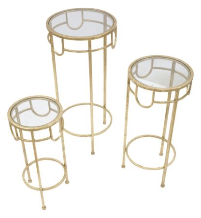 P/TELEFONO GOLD SET 3 PZ CM Ø 33X70
-28X60-23X50 - immagine 3