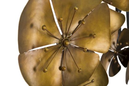 PANNELLO IN FERRO FLOWE GOLDY -B- CM 80X6X57 - immagine 2