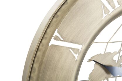 OROLOGIO DA MURO WORLD GOLD CM 
Ø 63X3 - immagine 3