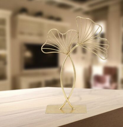 SCULTURA LEAF GLAM CM 25X8,5X35 - immagine 6