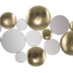 PANNELLO GOLD MIRROR GLAM CM 118X2,5X60 stile GLAM