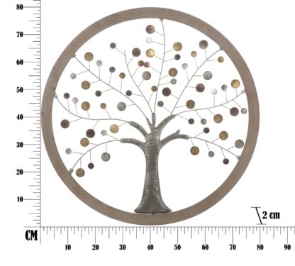 PANNELLO DA MURO ALBERO DELLA VITA MIRROR NEW CM Ø 80X2 - immagine 9