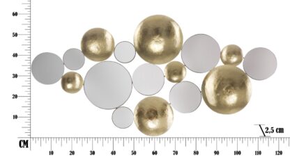 PANNELLO GOLD MIRROR GLAM CM 118X2,5X60 - immagine 7
