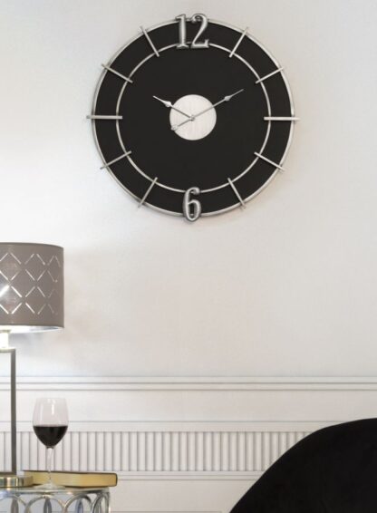 OROLOGIO SILVER GLAM CM Ø 60X4,5 - immagine 6