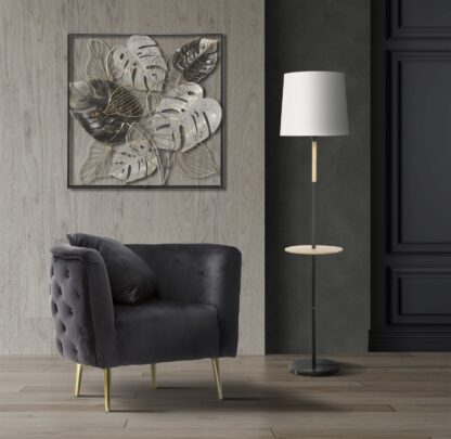 POLTRONA BUCAREST NEROCM 76X74X71 - immagine 11