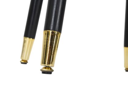SGABELLO BAR PARIS NERO/GOLD CM Ø 35X74 - immagine 6