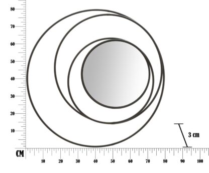 SPECCHIO DARK CM Ø 80X3 - immagine 7