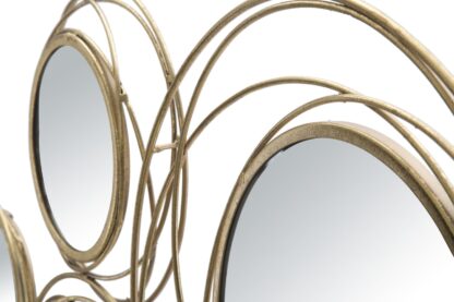 PANNELLO/SPECCHIO GOLD ROUND CM 124,5X4X53,5 - immagine 4