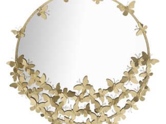 SPECCHIO FARFALLE ROUND NEW CM Ø 91X3X94