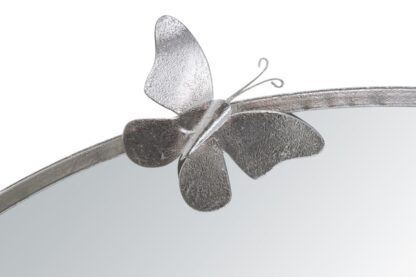 SPECCHIO FARFALLE ROUND SILVER CM Ø 91X3X94 - immagine 4