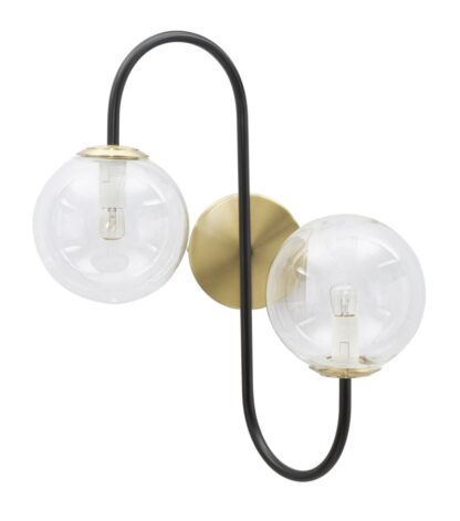 LAMPADA DA MURO IRON BLACK CM 36x24x45