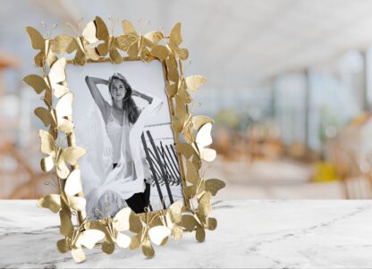CORNICE BUTTERFLY GLAM CM 35X15X38 (MISURA INTERNA CM 20X25) - immagine 5