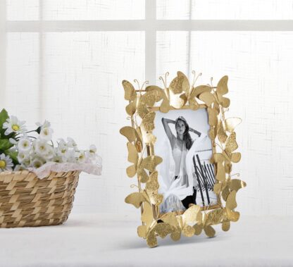 CORNICE BUTTERFLY GLAM CM 28X11,5X30,5 (MISURA INTERNA CM 15X20) - immagine 5