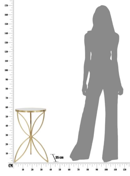 TAVOLINETTO BUTTERFLY CM Ø 35X60 - immagine 5