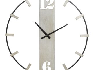 OROLOGIO DA MURO SILVERY CM 61X4,5X63