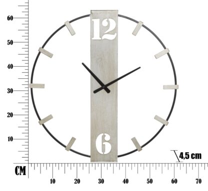 OROLOGIO DA MURO SILVERY CM 61X4,5X63 - immagine 7