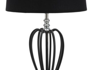 LAMPADA DA TAVOLO DARKY SILVER CM Ø 28X56