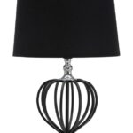 LAMPADA DA TAVOLO DARKY SILVER CM Ø28X44,5