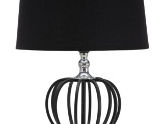 LAMPADA DA TAVOLO DARKY SILVER CM Ø28X44,5