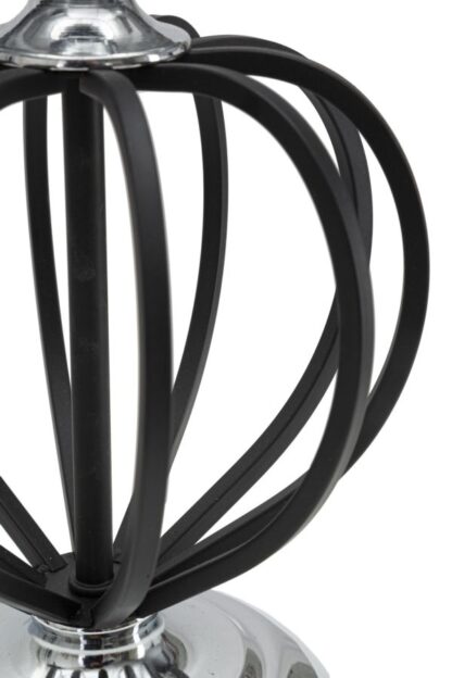 LAMPADA DA TAVOLO DARKY SILVER CM Ø28X44,5 - immagine 3