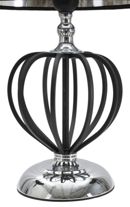 LAMPADA DA TAVOLO DARKY SILVER CM Ø28X44,5 - immagine 4
