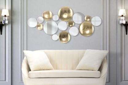 PANNELLO GOLD MIRROR GLAM CM 118X2,5X60 - immagine 6