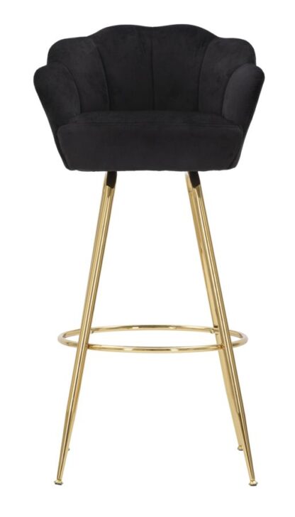SGABELLO BAR VIENNA NERO CM 55X53X110 - immagine 2