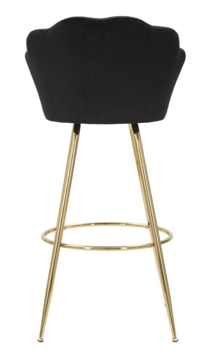 SGABELLO BAR VIENNA NERO CM 55X53X110 - immagine 5