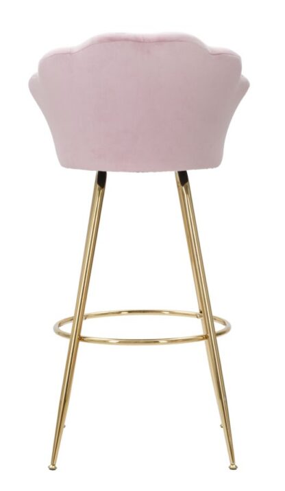 SGABELLO BAR VIENNA ROSA CM 55X53X110 - immagine 4