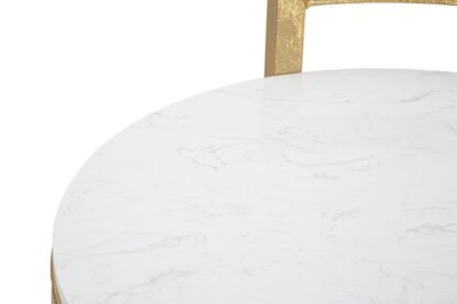 TAVOLINETTO ROUND MARBLE CM 40X43X50 - immagine 4