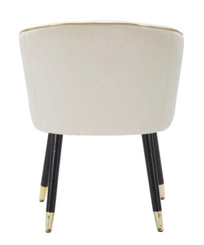POLTRONA PARIS CREMA/GOLD CM 62X58X78 - immagine 7