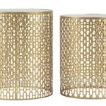 TAVOLINETTI COPPIA OBLIN CM Ø 41X50-37,5X47