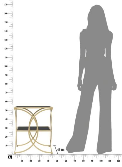 TAVOLINETTO DOUBLE CM 45X45X55 - immagine 7