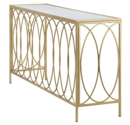 CONSOLE ARC SIMILMARBLE CM 160X40X79 - immagine 3