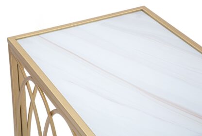 CONSOLE ARC SIMILMARBLE CM 160X40X79 - immagine 5