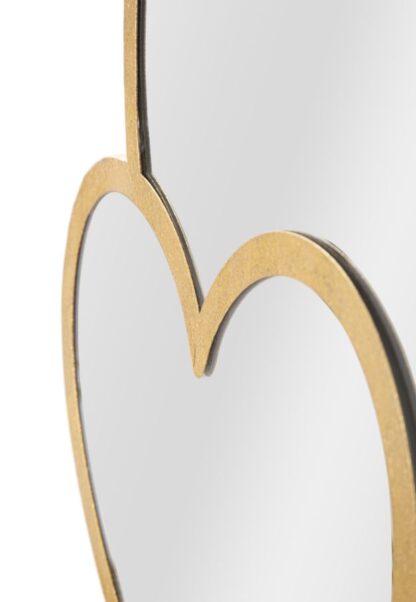 SPECCHIO GLAM DOUBLE HEART CM 65X2X50 - immagine 4