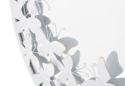 SPECCHIO ROTONDO WHITE BUTTERFLY CM 62,5X2,3 - immagine 4