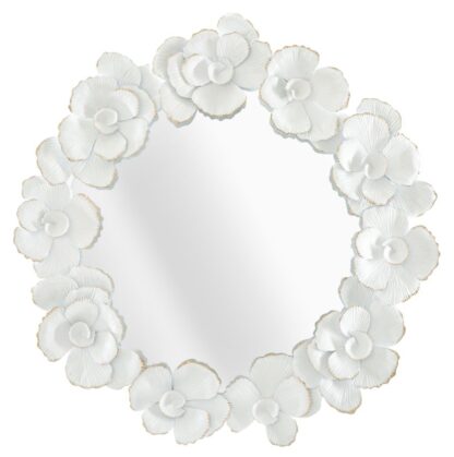 SPECCHIO WHITE FLOWER CM 82X2,6X85,5