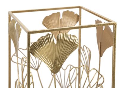 P/OMBRELLI GOLD LEAF CM 22,5X22,5X48,5 - immagine 2
