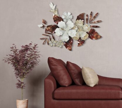 PANNELLO IN FERRO BOUQUET CM 83X8,5X55 - immagine 5