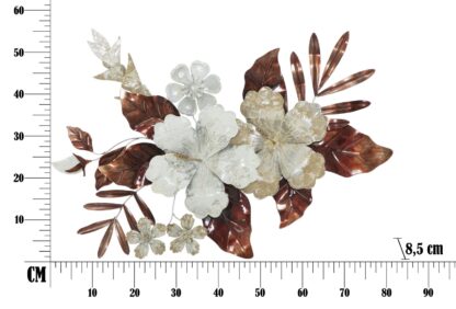 PANNELLO IN FERRO BOUQUET CM 83X8,5X55 - immagine 6