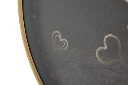 OROLOGIO DA MURO HEARTS CM Ø 60X6 - immagine 2
