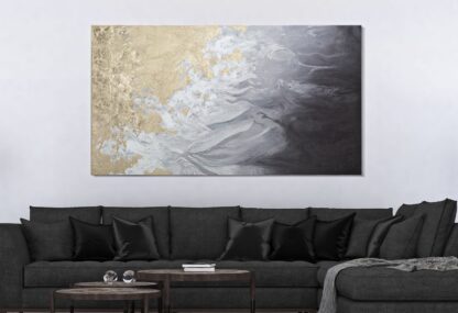 DIPINTO SU TELA ACTION CM 180X3,8X100 - immagine 5