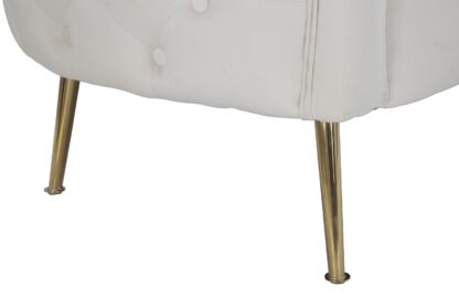 DIVANETTO BUCAREST CREMA CM 127X74X73 - immagine 8