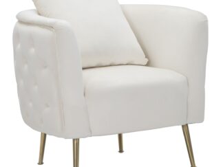 POLTRONA BUCAREST CREMA CM 76X74X73